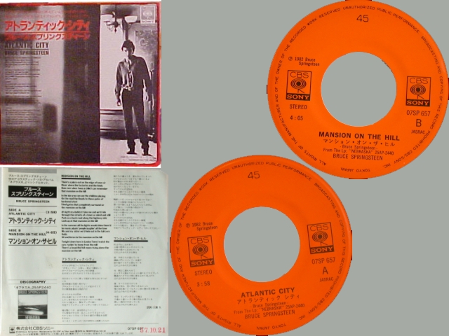 Bruce Springsteen - ATLANTIC CITY / MANSION ON THE HILL
